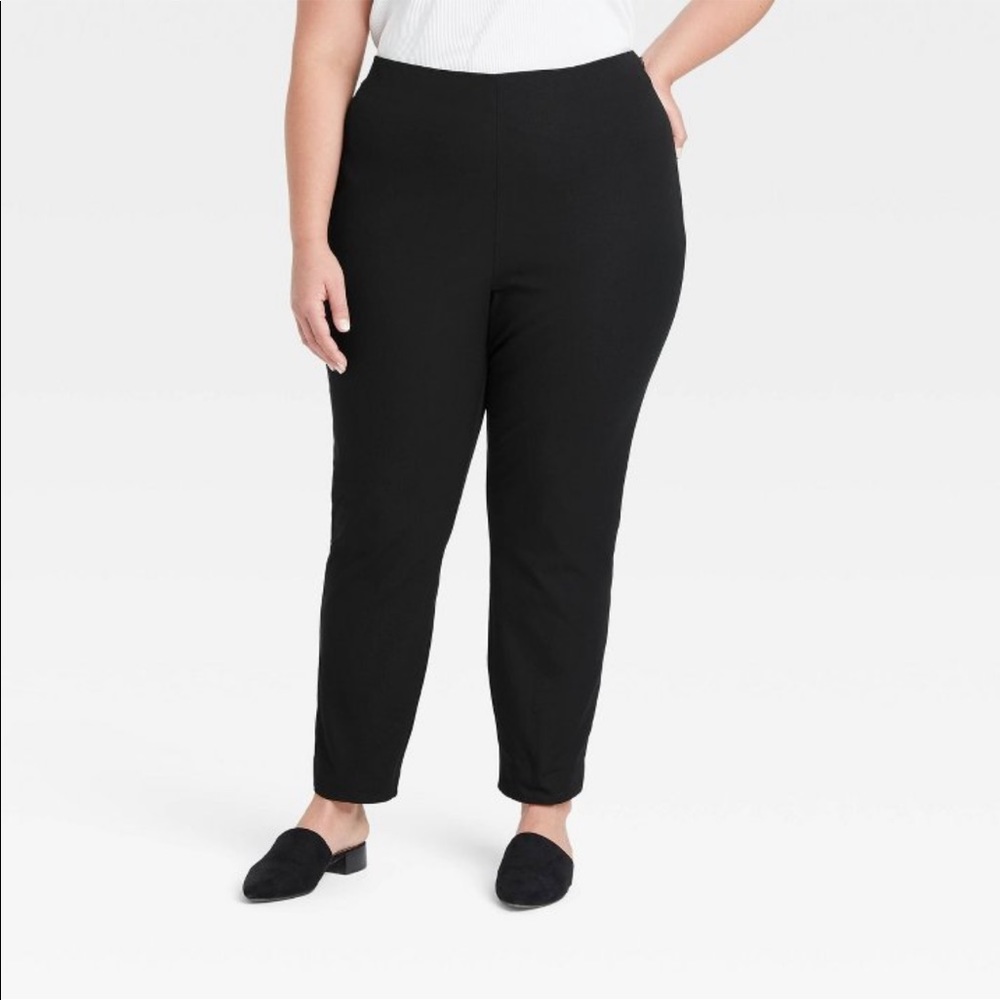 High Rise Skinny Ankle Pants